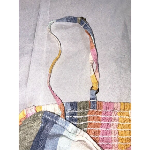 Billabong Let's Go Striped Crop Top Sarah Cameron Outer Banks OBX Boho Beach EUC - Picture 5 of 12